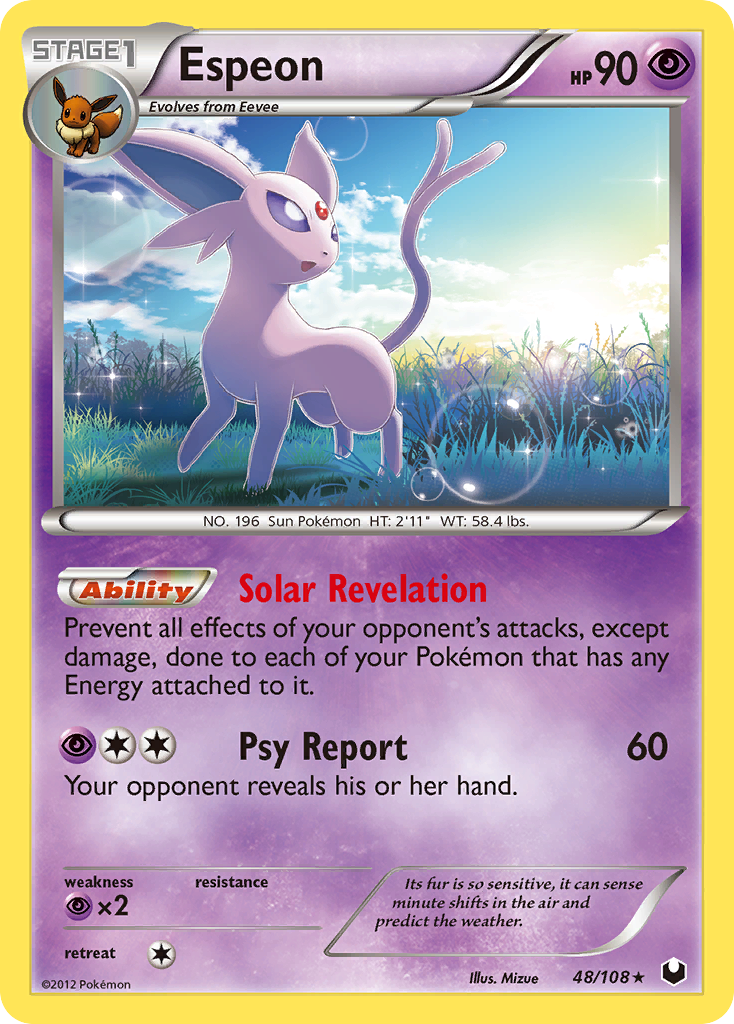 Espeon (48/108) [Black & White: Dark Explorers] | L.A. Mood Comics and Games