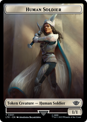 Food (09) // Human Soldier (01) Double-Sided Token [The Lord of the Rings: Tales of Middle-Earth Tokens] | L.A. Mood Comics and Games