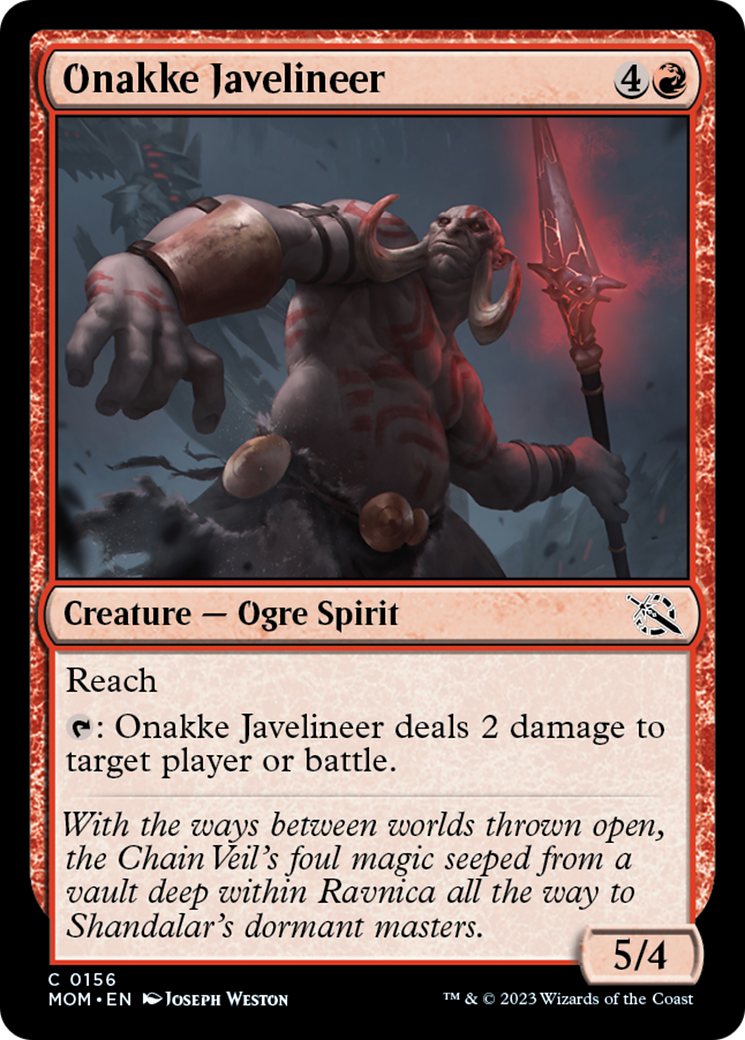Onakke Javelineer [March of the Machine] | L.A. Mood Comics and Games
