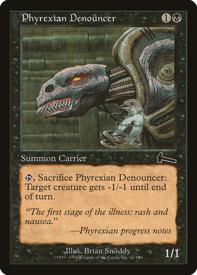 Phyrexian Denouncer [Urza's Legacy] | L.A. Mood Comics and Games