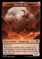 City's Blessing // Dragon Egg Double-Sided Token [Commander Masters Tokens] | L.A. Mood Comics and Games