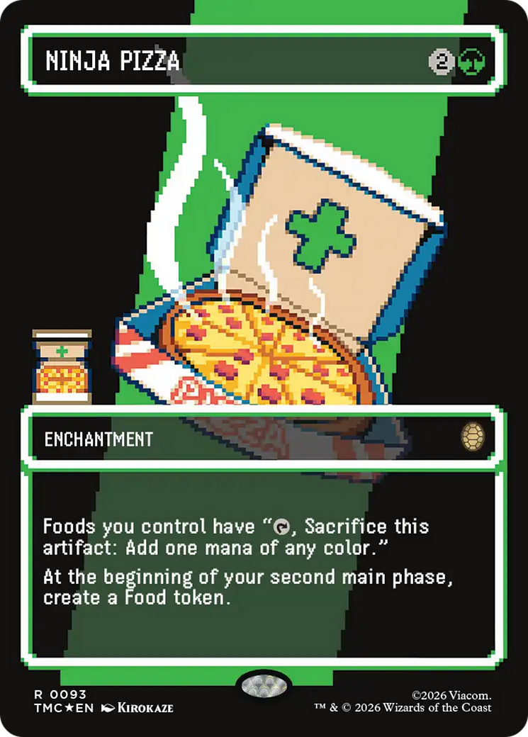 Ninja Pizza (Borderless) [Teenage Mutant Ninja Turtles Commander] | L.A. Mood Comics and Games