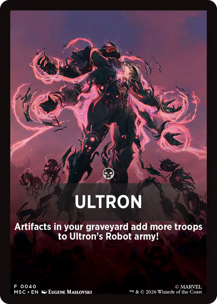 Ultron Theme Card [Marvel Super Heroes Commander] | L.A. Mood Comics and Games