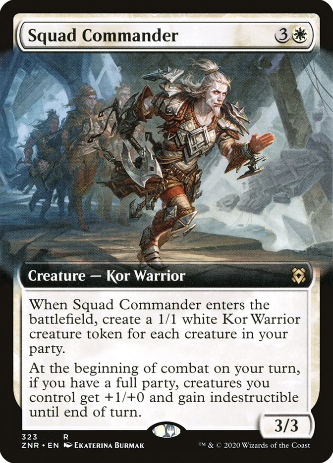 Squad Commander (Extended Art) [Zendikar Rising] | L.A. Mood Comics and Games