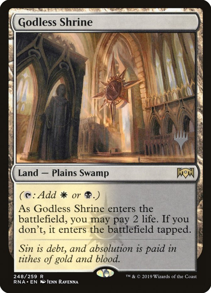 Godless Shrine (Promo Pack) [Ravnica Allegiance Promos] | L.A. Mood Comics and Games