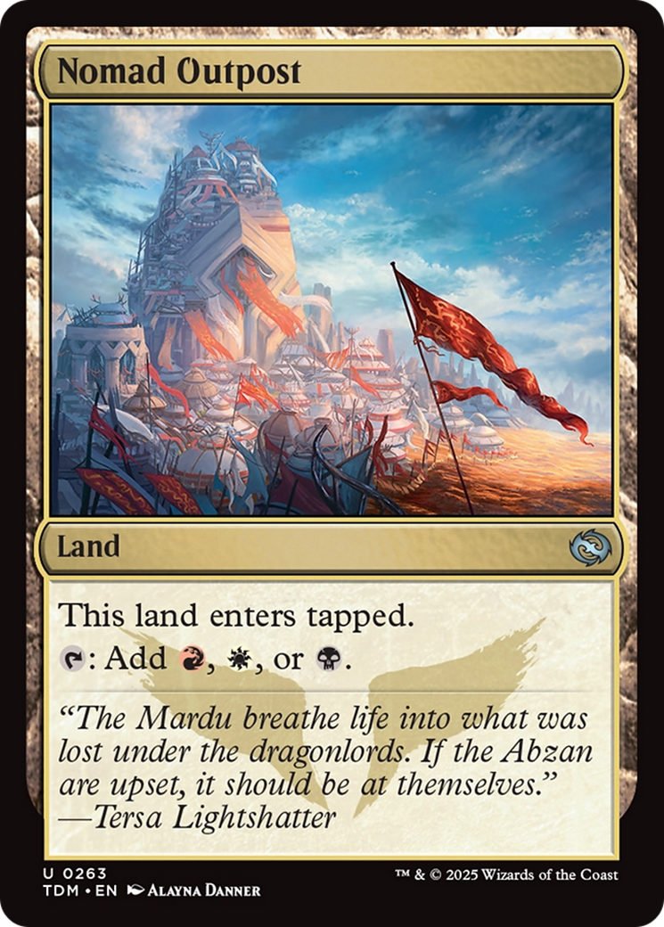 Nomad Outpost [Tarkir: Dragonstorm] | L.A. Mood Comics and Games