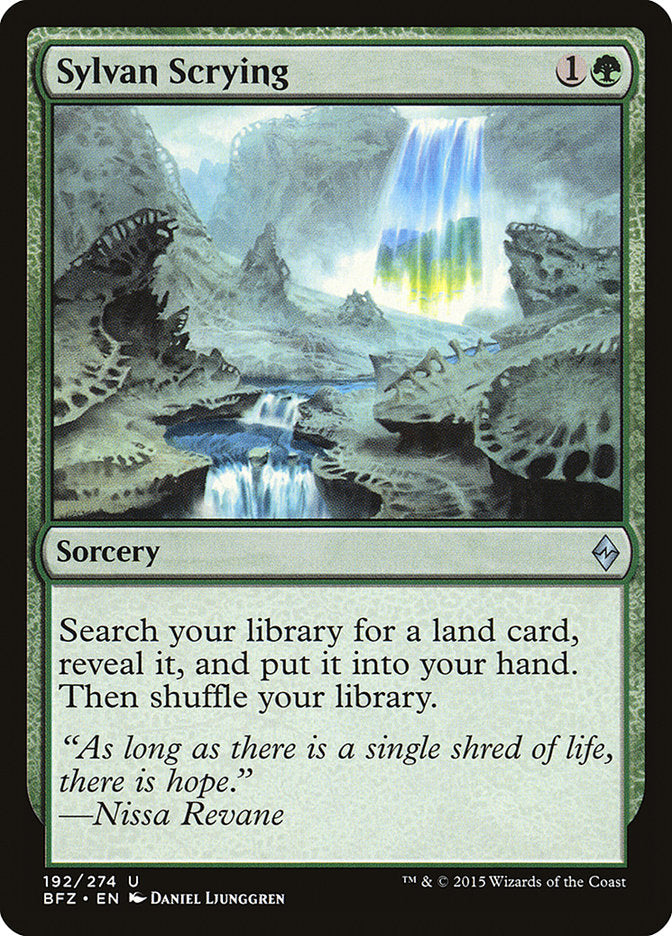 Sylvan Scrying [Battle for Zendikar] | L.A. Mood Comics and Games