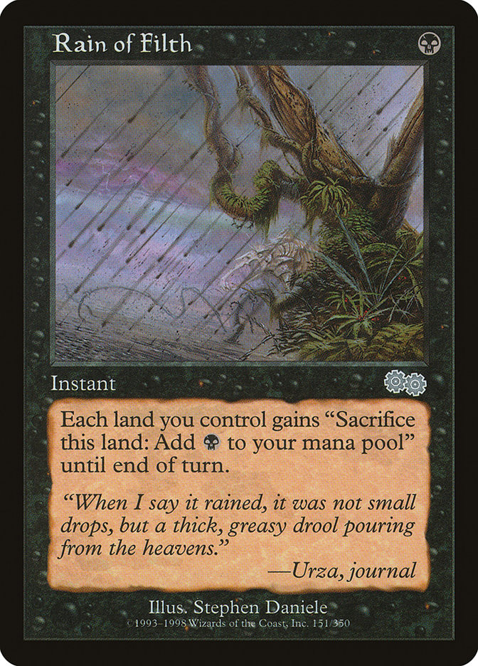 Rain of Filth [Urza's Saga] | L.A. Mood Comics and Games