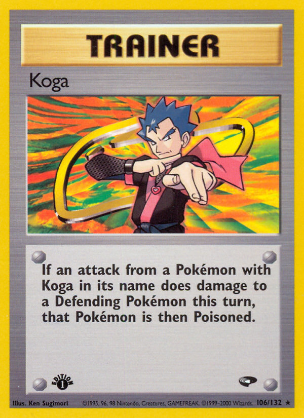 Koga (106/132) [Gym Challenge 1st Edition] | L.A. Mood Comics and Games