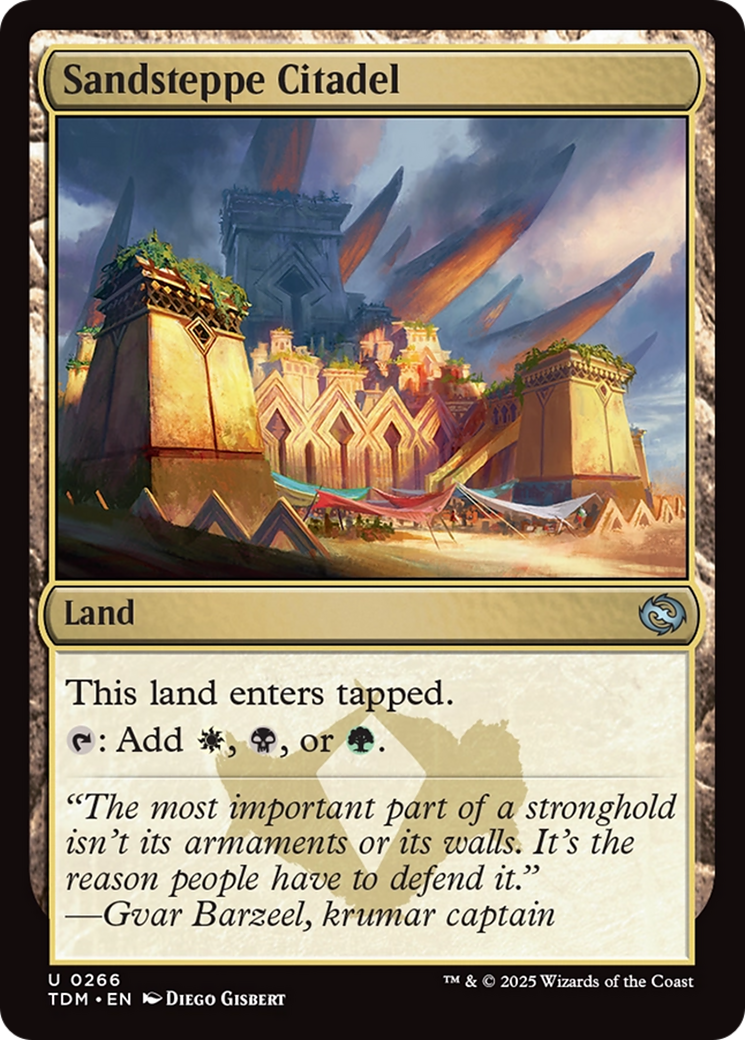 Sandsteppe Citadel [Tarkir: Dragonstorm] | L.A. Mood Comics and Games
