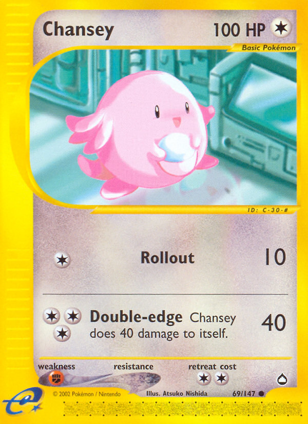 Chansey (69/147) [Aquapolis] | L.A. Mood Comics and Games