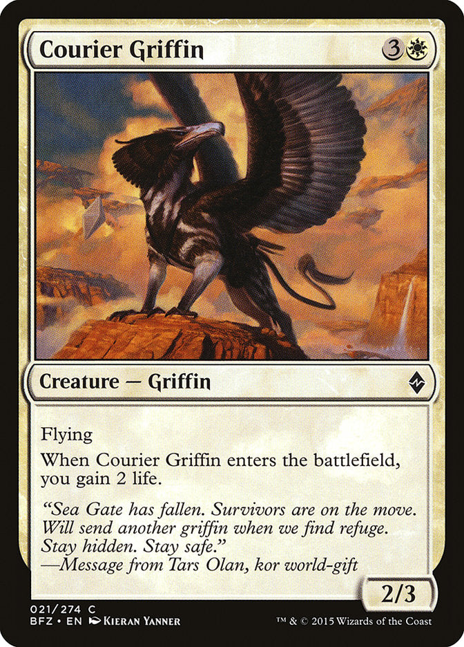 Courier Griffin [Battle for Zendikar] | L.A. Mood Comics and Games