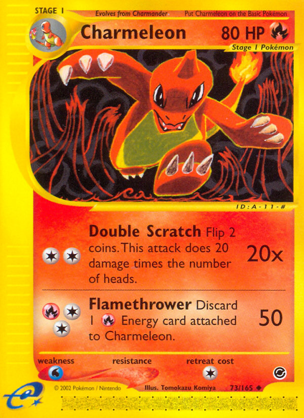 Charmeleon (73/165) [Expedition: Base Set] | L.A. Mood Comics and Games