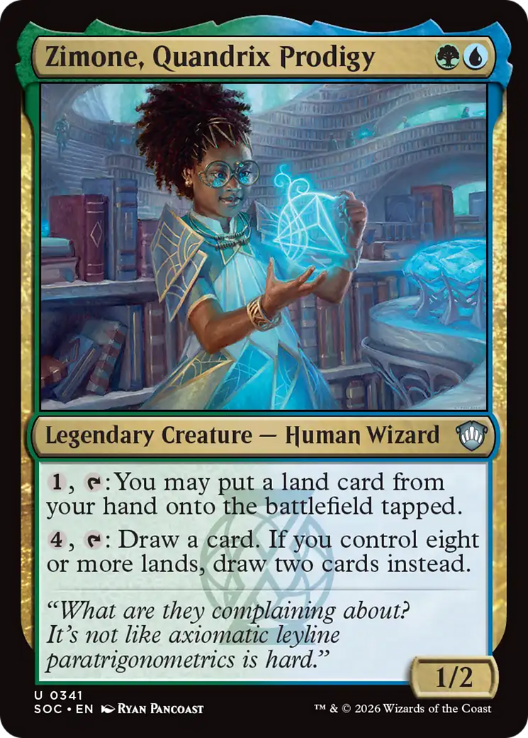 Zimone, Quandrix Prodigy [Secrets of Strixhaven Commander] | L.A. Mood Comics and Games