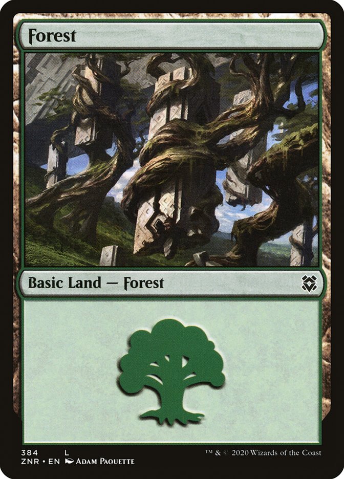 Forest (384) [Zendikar Rising] | L.A. Mood Comics and Games
