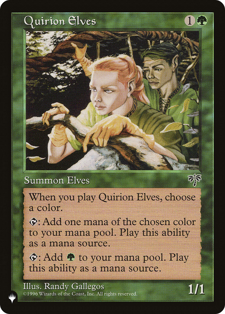 Quirion Elves [The List] | L.A. Mood Comics and Games