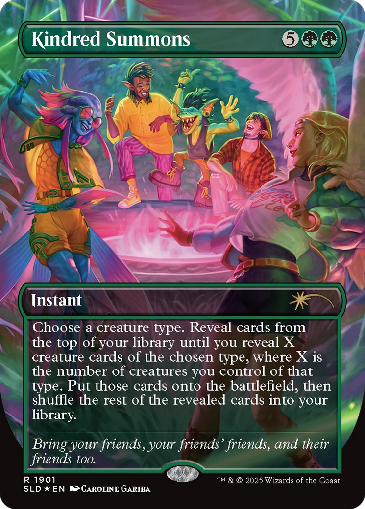 Kindred Summons (Double Rainbow Foil) [Secret Lair Drop Series] | L.A. Mood Comics and Games