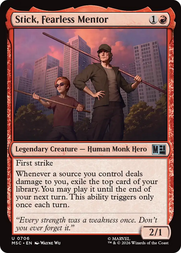 Stick, Fearless Mentor [Marvel Super Heroes Commander] | L.A. Mood Comics and Games