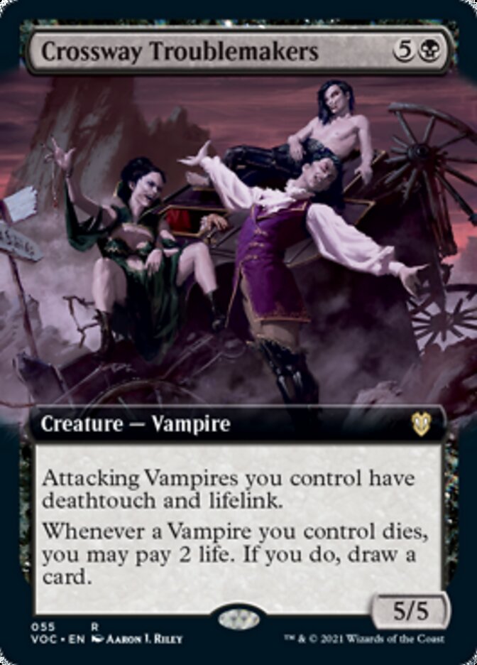 Crossway Troublemakers (Extended Art) [Innistrad: Crimson Vow Commander] | L.A. Mood Comics and Games