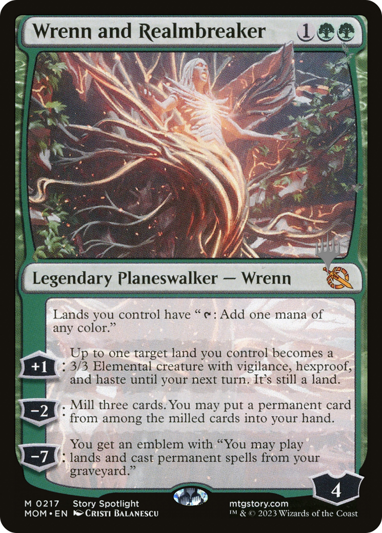 Wrenn and Realmbreaker (Promo Pack) [March of the Machine Promos] | L.A. Mood Comics and Games