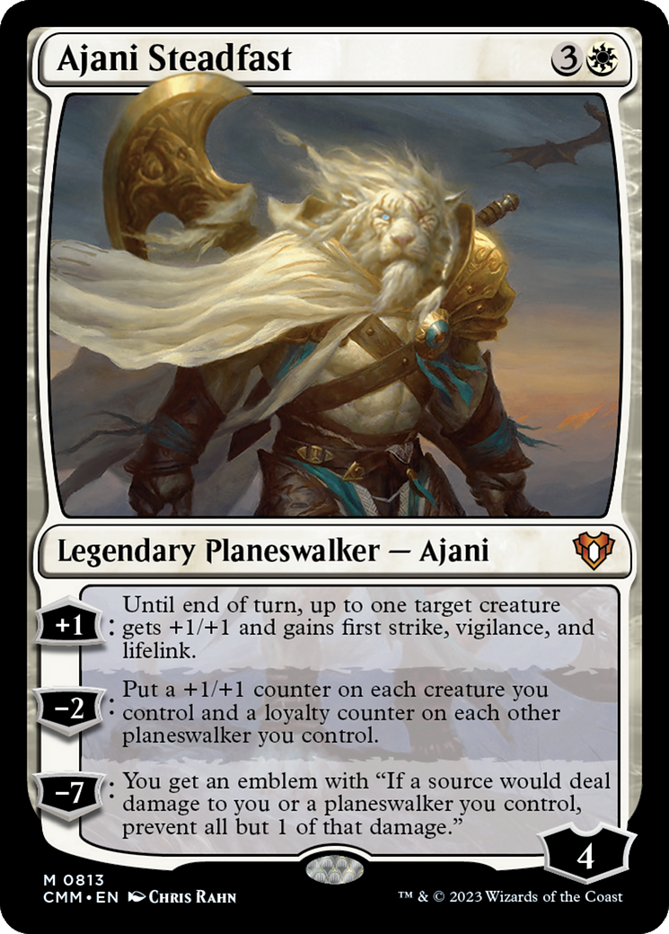 Ajani Steadfast [Commander Masters] | L.A. Mood Comics and Games