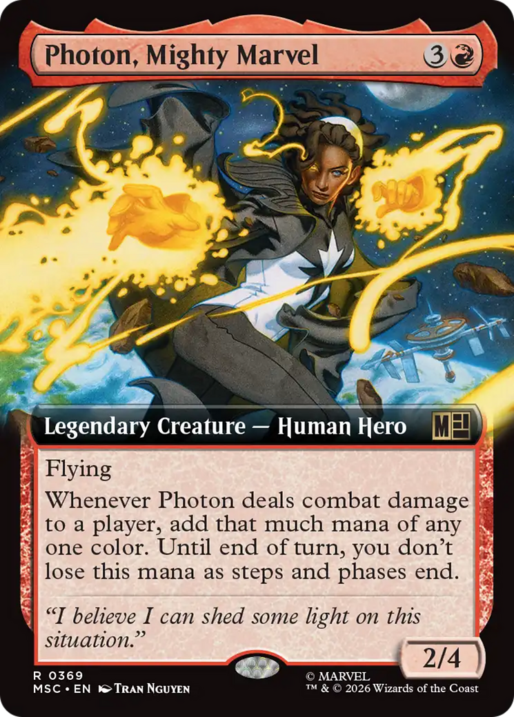 Photon, Mighty Marvel (Extended Art) [Marvel Super Heroes Commander] | L.A. Mood Comics and Games