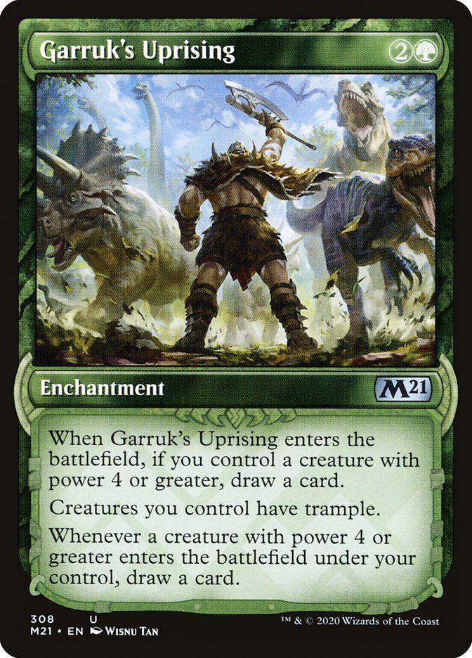 Garruk's Uprising (Showcase) [Core Set 2021] | L.A. Mood Comics and Games