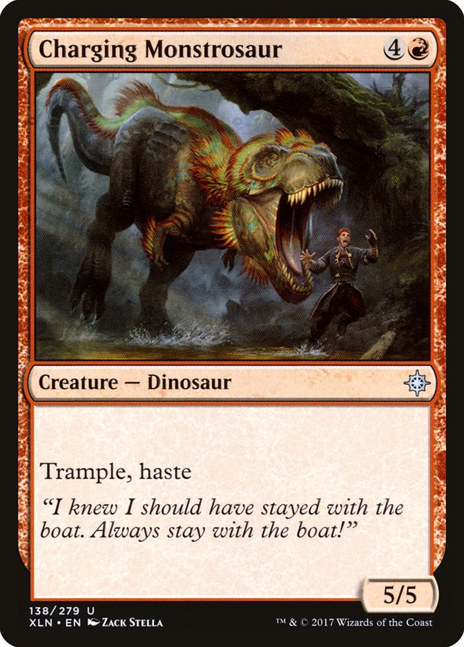 Charging Monstrosaur [Ixalan] | L.A. Mood Comics and Games