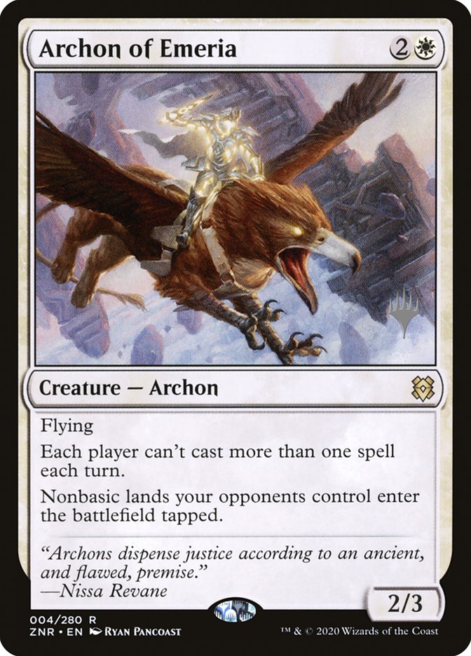 Archon of Emeria (Promo Pack) [Zendikar Rising Promos] | L.A. Mood Comics and Games