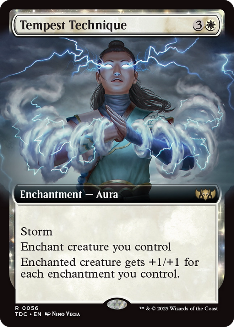 Tempest Technique (Extended Art) [Tarkir: Dragonstorm Commander] | L.A. Mood Comics and Games