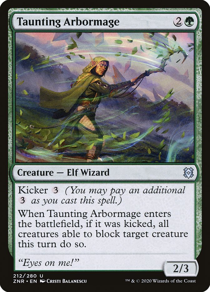 Taunting Arbormage [Zendikar Rising] | L.A. Mood Comics and Games