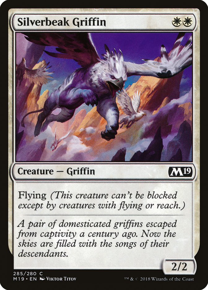Silverbeak Griffin [Core Set 2019] | L.A. Mood Comics and Games