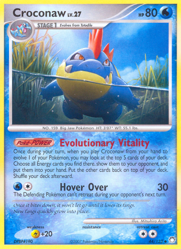 Croconaw (44/123) [Diamond & Pearl: Mysterious Treasures] | L.A. Mood Comics and Games