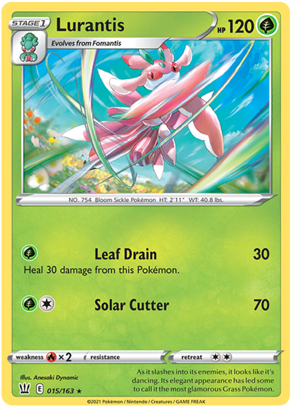 Lurantis (015/163) [Sword & Shield: Battle Styles] | L.A. Mood Comics and Games