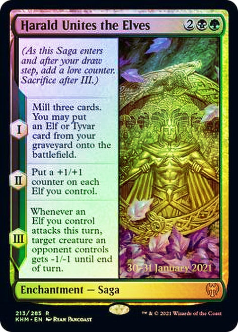 Harald Unites the Elves [Kaldheim Prerelease Promos] | L.A. Mood Comics and Games