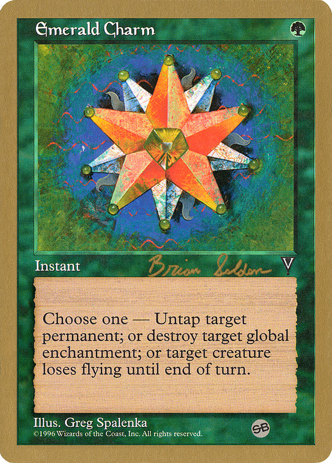 Emerald Charm (Brian Selden) (SB) [World Championship Decks 1998] | L.A. Mood Comics and Games