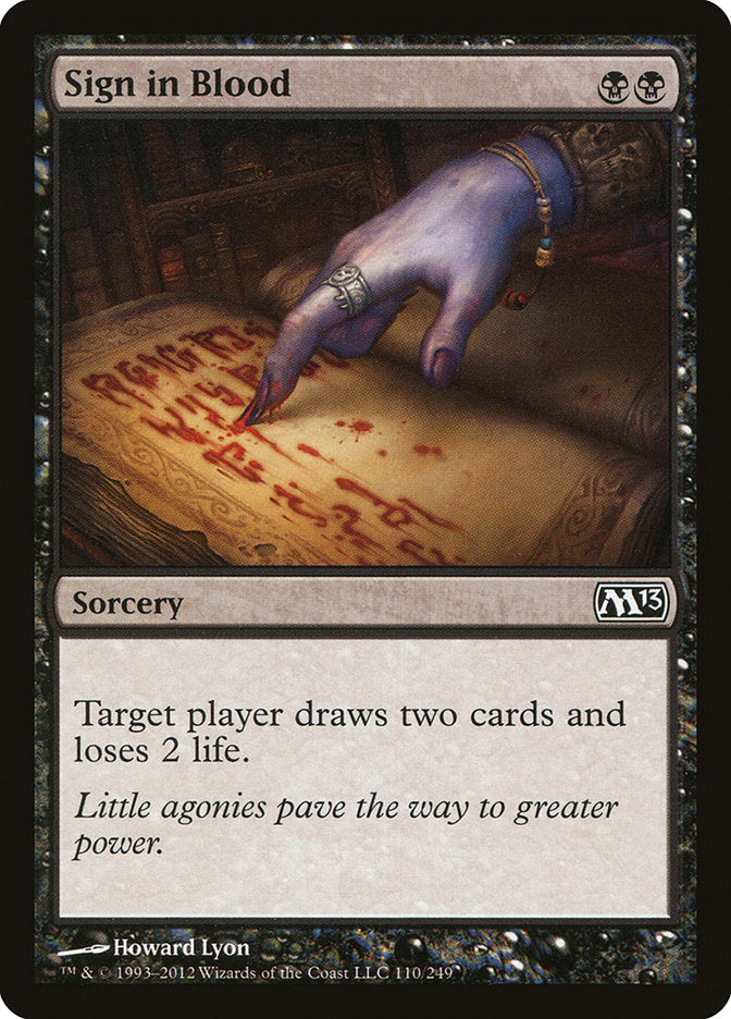 Sign in Blood [Magic 2013] | L.A. Mood Comics and Games