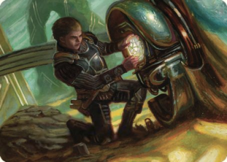 Urza, Powerstone Prodigy Art Card [The Brothers' War Art Series] | L.A. Mood Comics and Games