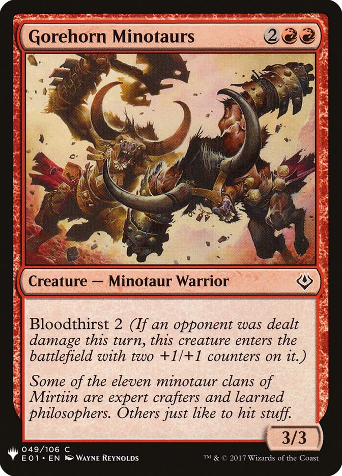 Gorehorn Minotaurs [Mystery Booster] | L.A. Mood Comics and Games