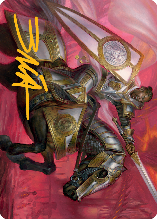 Sigiled Sentinel Art Card (Gold-Stamped Signature) [March of the Machine Art Series] | L.A. Mood Comics and Games
