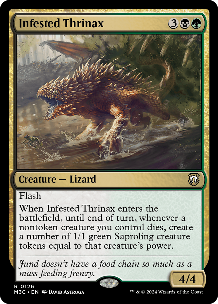 Infested Thrinax [Modern Horizons 3 Commander] | L.A. Mood Comics and Games