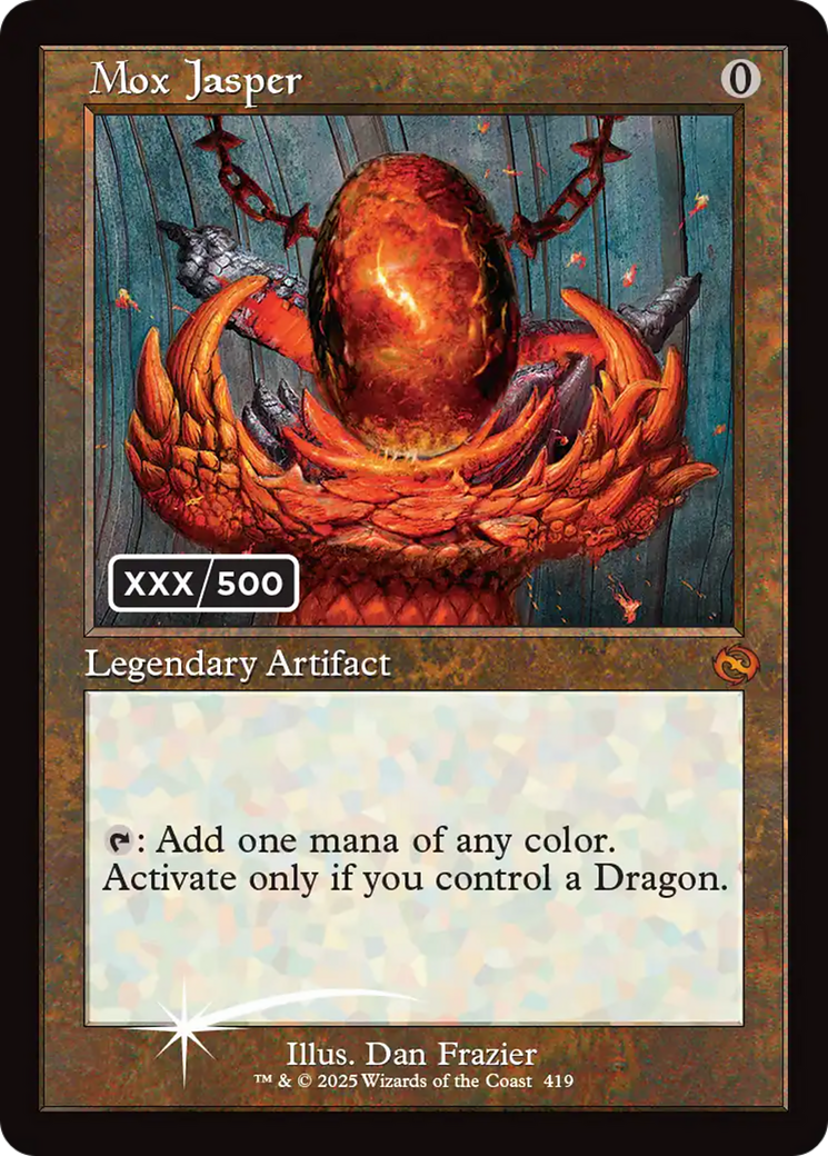 Mox Jasper (Serial Numbered) [Tarkir: Dragonstorm] | L.A. Mood Comics and Games