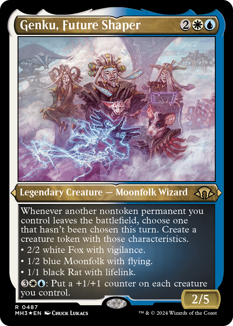 Genku, Future Shaper (Foil Etched) [Modern Horizons 3] | L.A. Mood Comics and Games