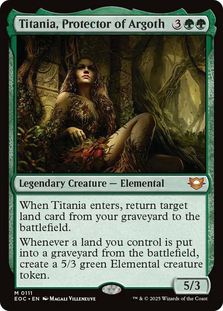 Titania, Protector of Argoth [Edge of Eternities Commander] | L.A. Mood Comics and Games
