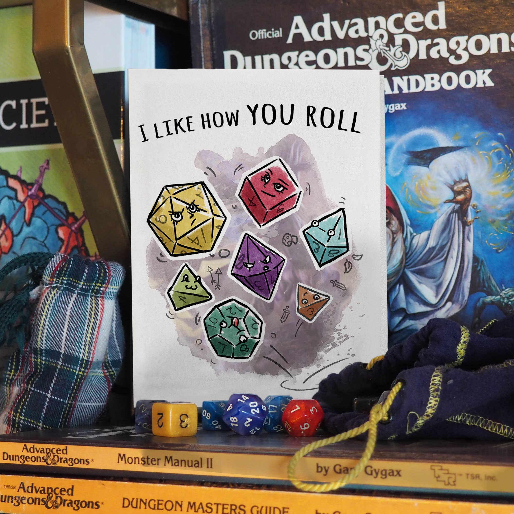 "I Like How you Roll" - D&D Nerd Birthday, Love, Anniversary | L.A. Mood Comics and Games