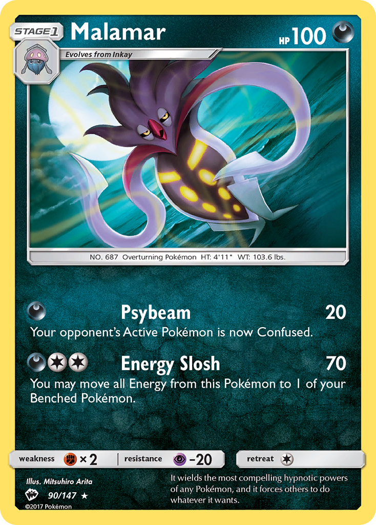 Malamar (90/147) [Sun & Moon: Burning Shadows] | L.A. Mood Comics and Games
