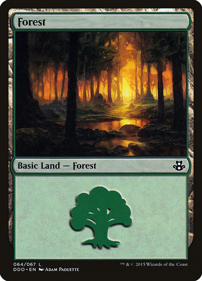 Forest (64) [Duel Decks: Elspeth vs. Kiora] | L.A. Mood Comics and Games