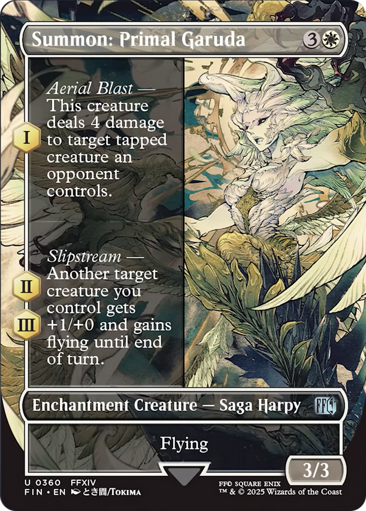 Summon: Primal Garuda (Borderless) [FINAL FANTASY] | L.A. Mood Comics and Games