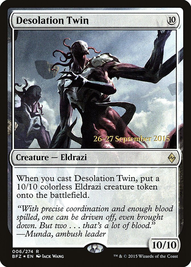 Desolation Twin [Battle for Zendikar Prerelease Promos] | L.A. Mood Comics and Games