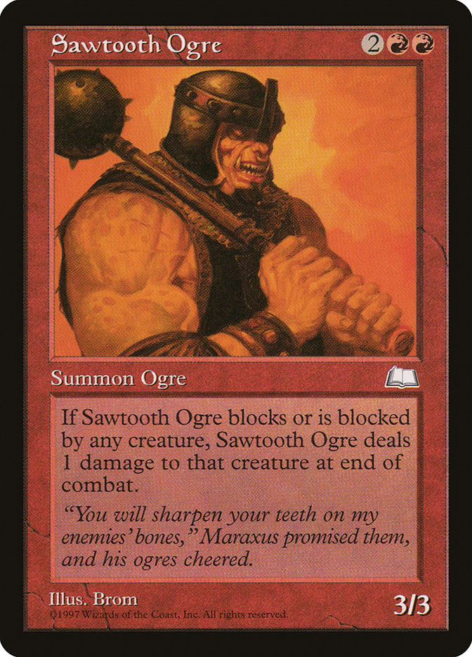 Sawtooth Ogre [Weatherlight] | L.A. Mood Comics and Games